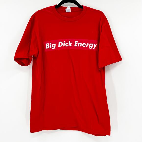 Urban Outfitters Other - Urban Outfitters Men's Red Big Dick Energy Tee T Shirt Top Size L
